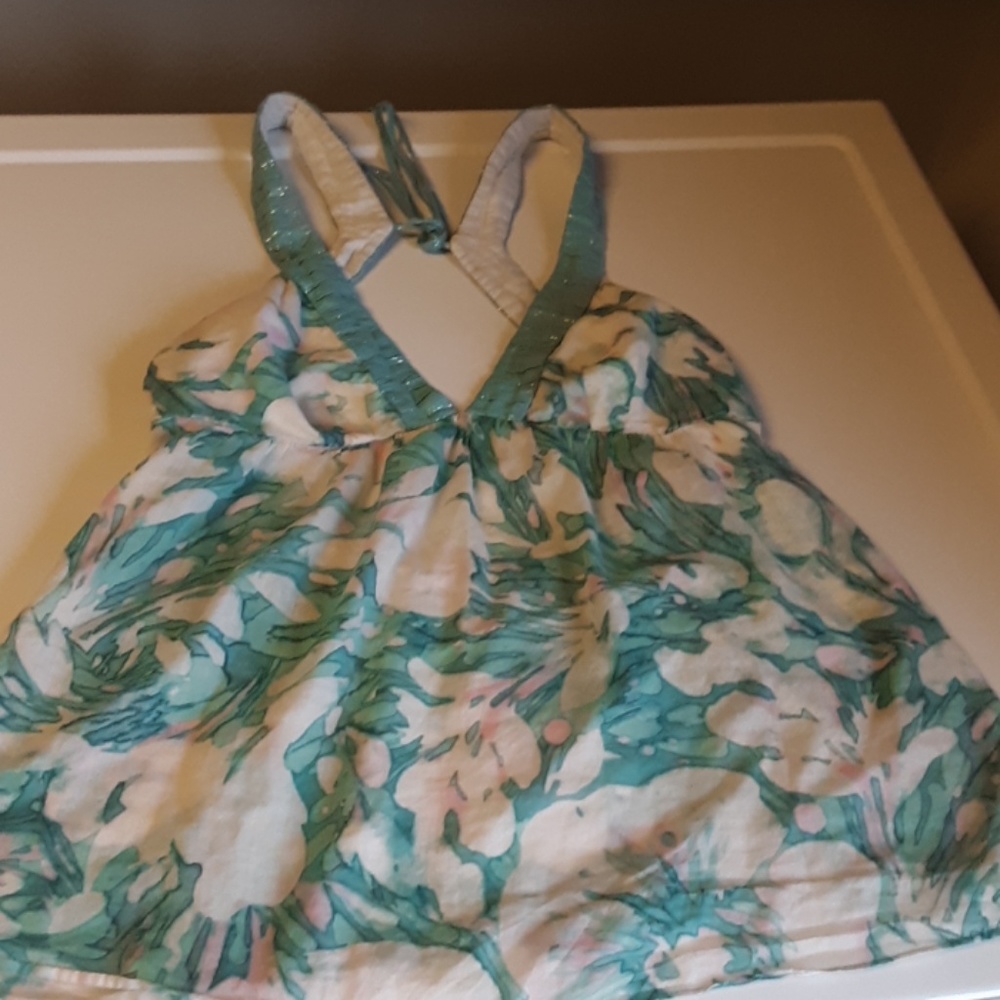 Rebecca Taylor metallic trim top